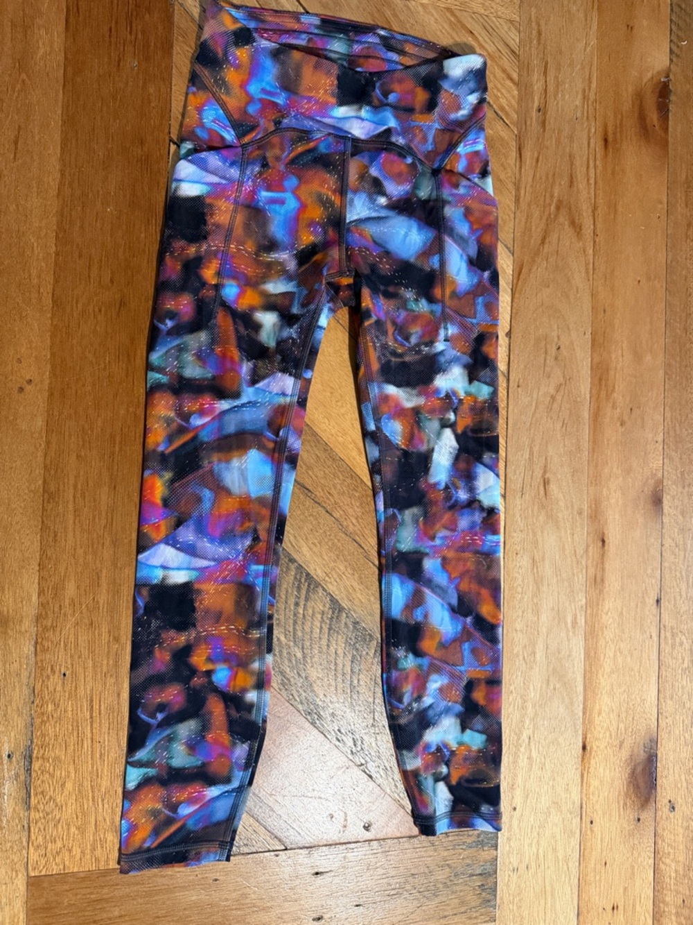Lululemon Multi-Color Printed Active Leggings